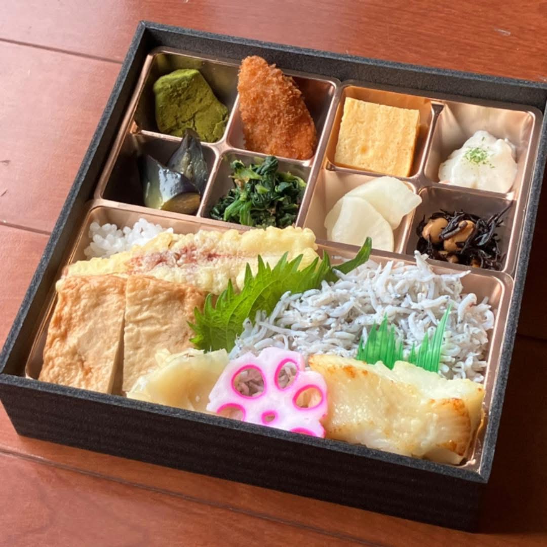 愛媛しらすと西京焼の和風弁当